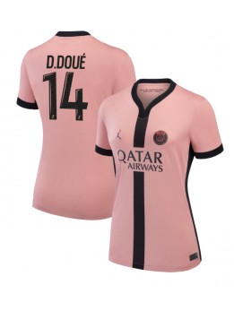 Paris Saint-Germain Desire Doue #14 Ausweichtrikot für Frauen 2024-25 Kurzarm